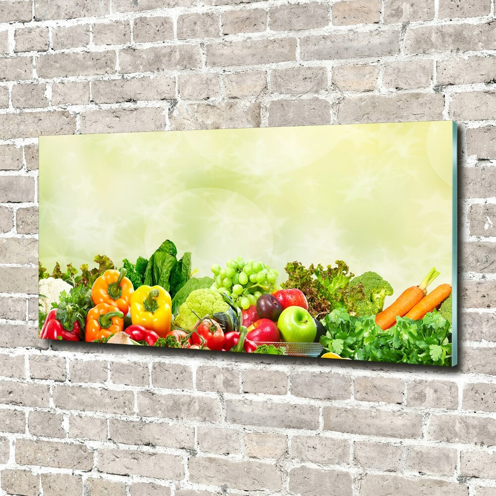 Akril üveg kép Zöldségek