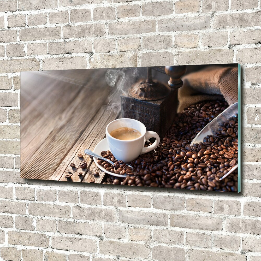 Akril üveg kép Reggeli kávé