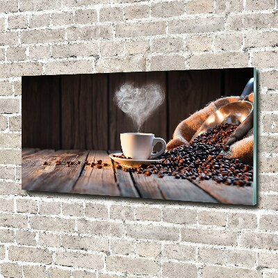 Akril üveg kép Csésze kávé