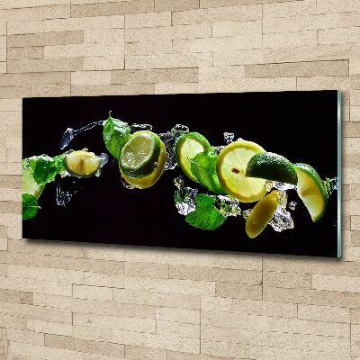 Akril üveg kép Lime és citrom