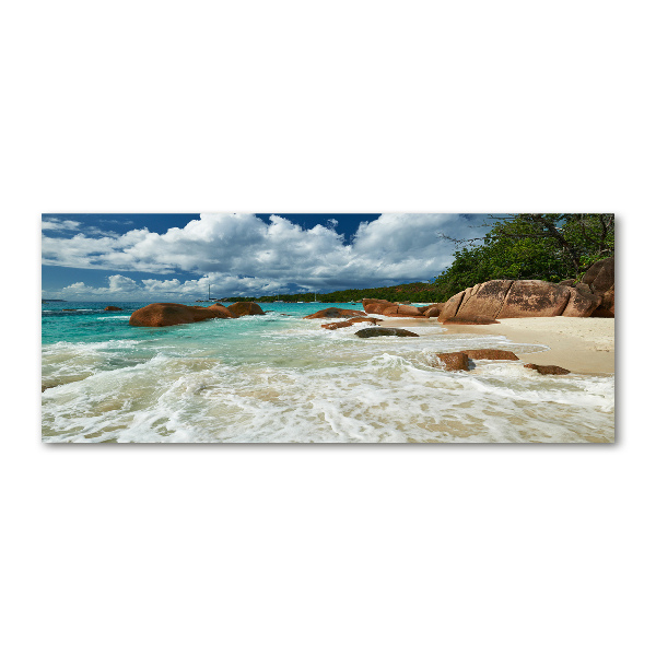 Akril üveg kép Strand seychelles