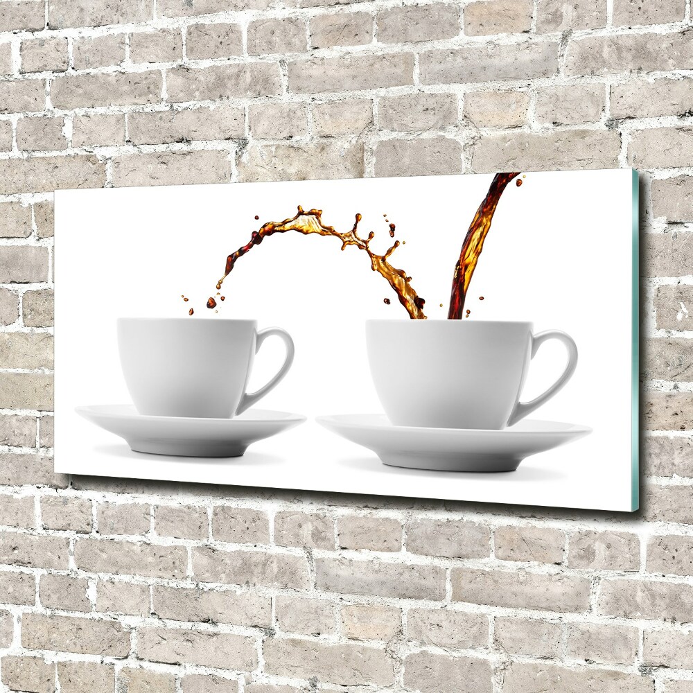 Akril üveg kép Ömlött a kávé