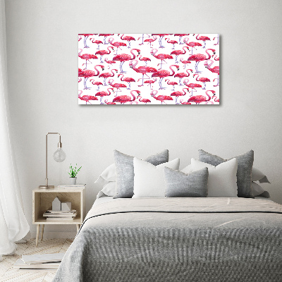 Akrilkép Flamingók