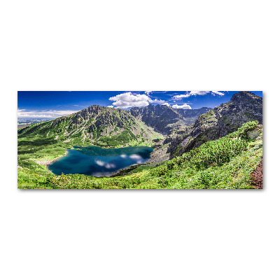 Akril üveg kép Fekete tó tatry