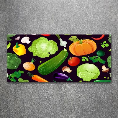 Akril üveg kép Színes zöldségek