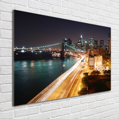 Akrilüveg fotó New york éjjel