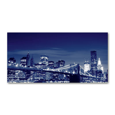 Akrilüveg fotó New york éjjel