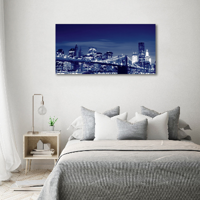 Akrilüveg fotó New york éjjel