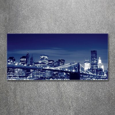 Akrilüveg fotó New york éjjel