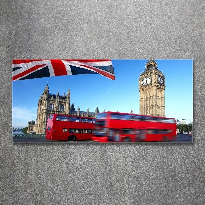 Akrilüveg fotó Bus london