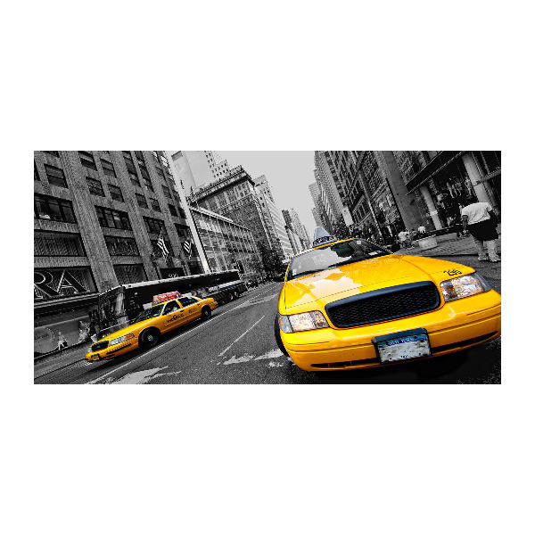 Akrilüveg fotó New york taxi