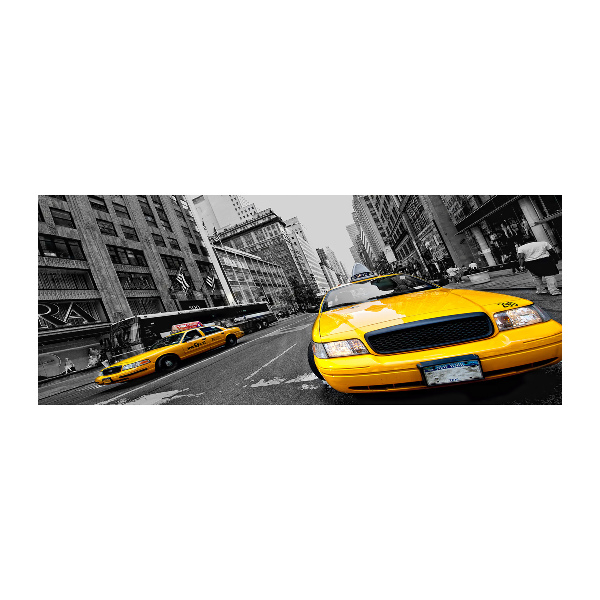 Akrilüveg fotó New york taxi