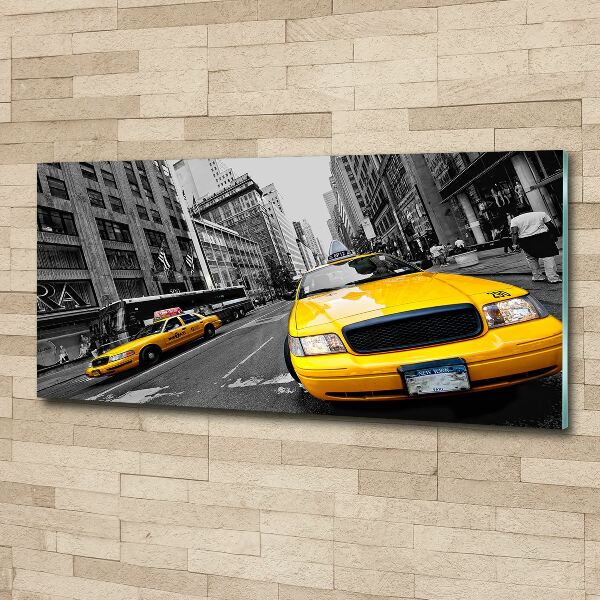 Akrilüveg fotó New york taxi