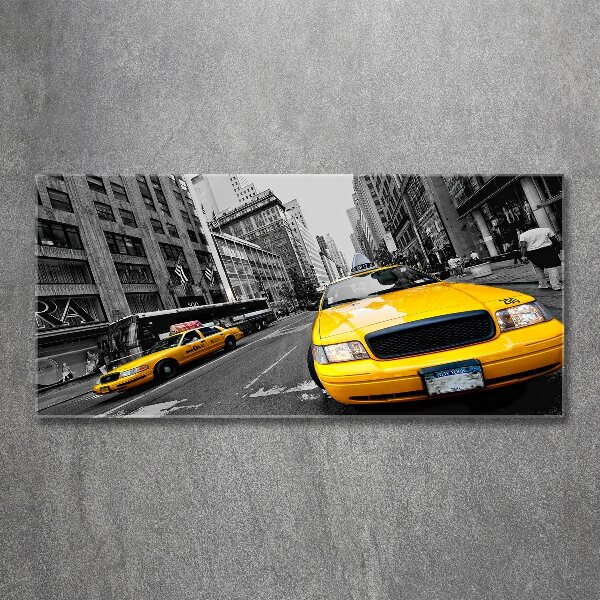 Akrilüveg fotó New york taxi