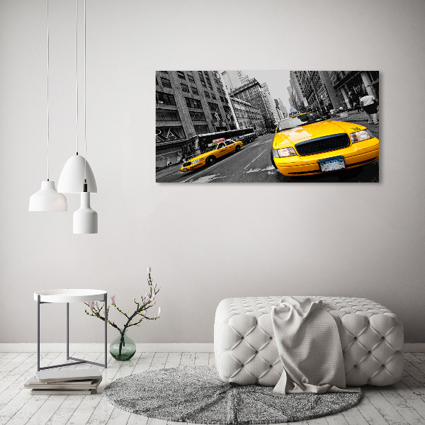 Akrilüveg fotó New york taxi
