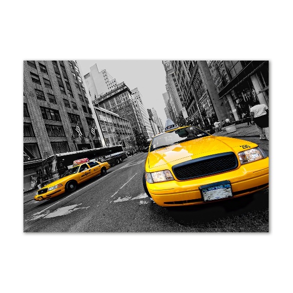 Akrilüveg fotó New york taxi