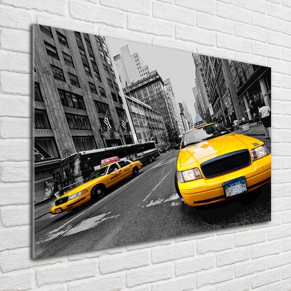 Akrilüveg fotó New york taxi