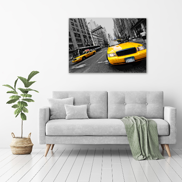 Akrilüveg fotó New york taxi