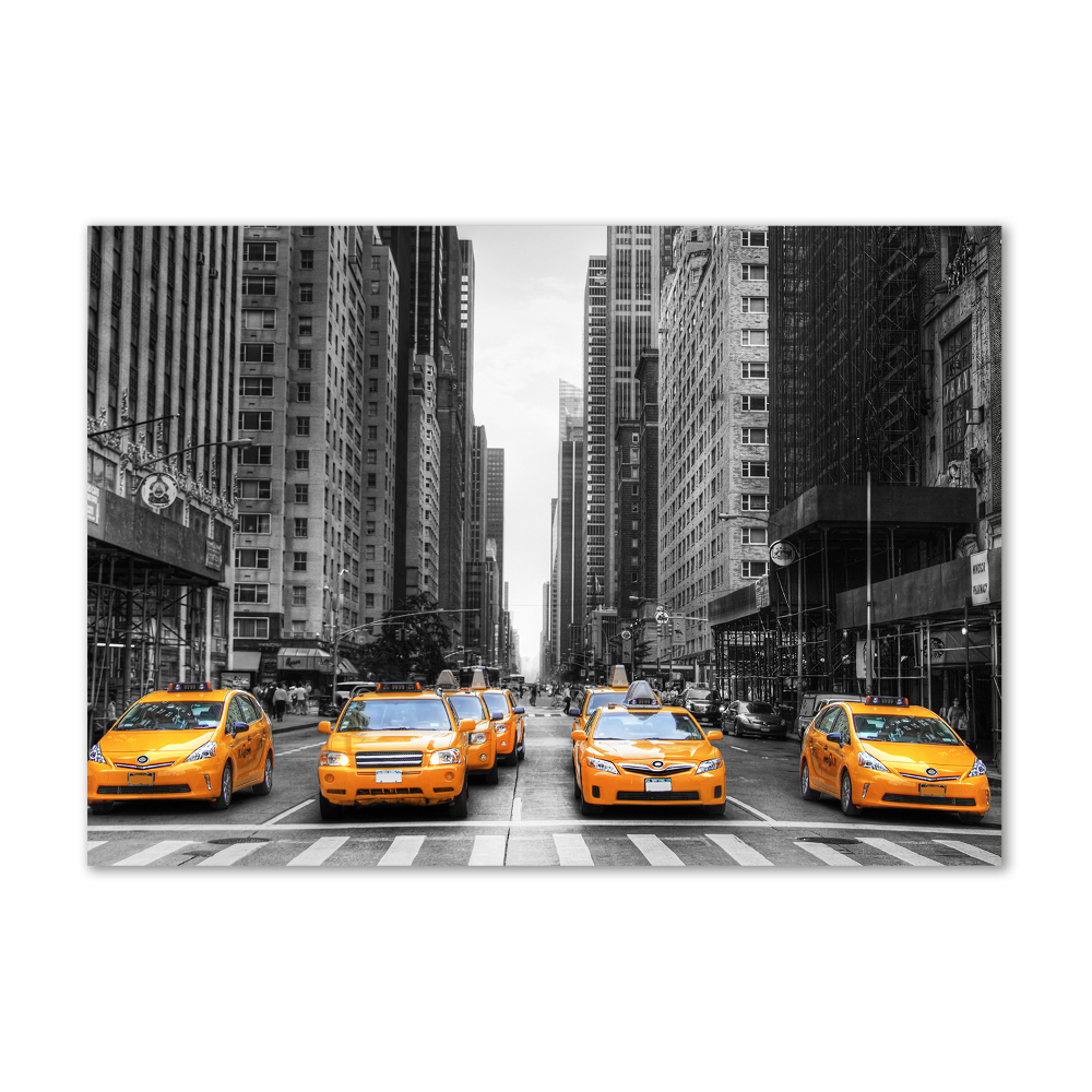 Akrilüveg fotó New york taxi