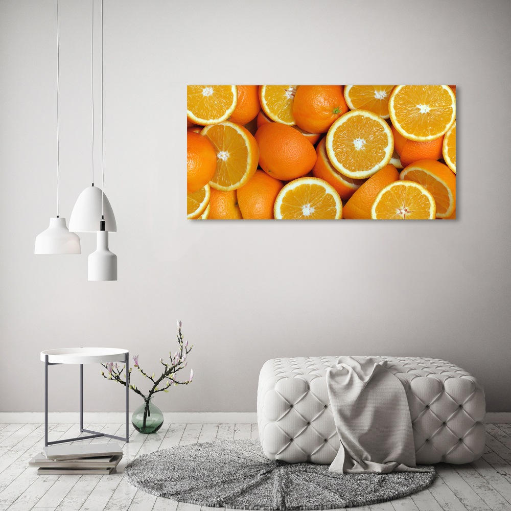 Akril üveg kép Fele narancssárga