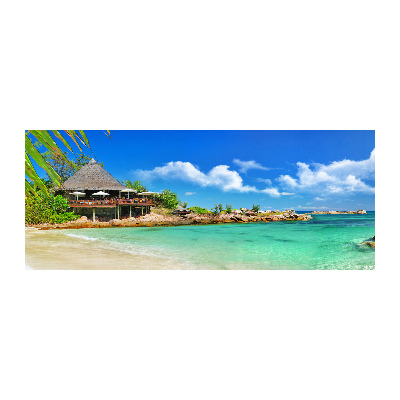 Akril üveg kép Seychelles strand