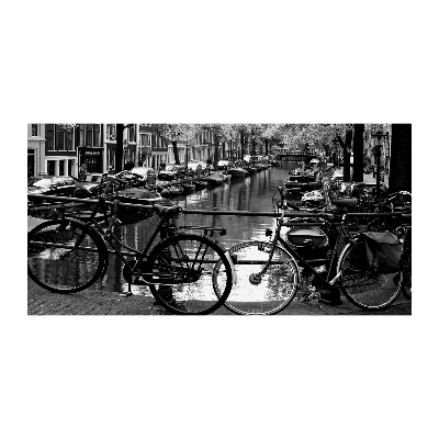 Akril üveg kép Amszterdam kerékpárok