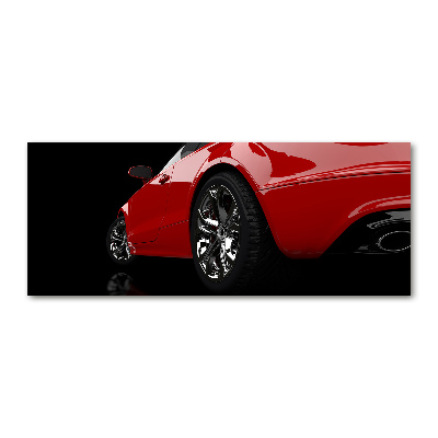 Akrilüveg fotó Piros autó