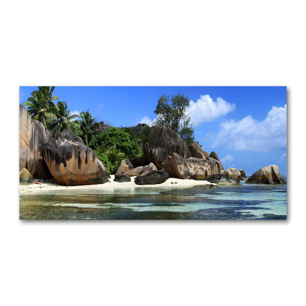 Akril üveg kép Seychelles panoráma