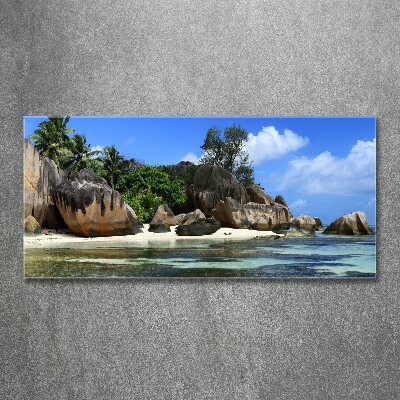 Akril üveg kép Seychelles panoráma