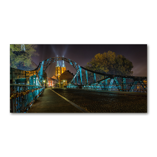 Akrilüveg fotó Bridge of lovers