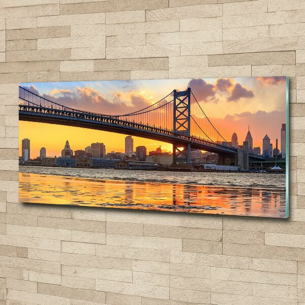 Akrilüveg fotó Bridge philadelphia
