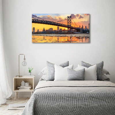 Akrilüveg fotó Bridge philadelphia