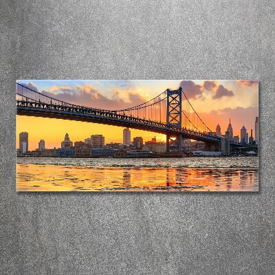 Akrilüveg fotó Bridge philadelphia