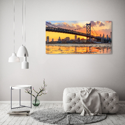 Akrilüveg fotó Bridge philadelphia