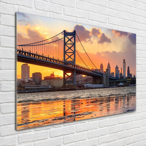 Akrilüveg fotó Bridge philadelphia