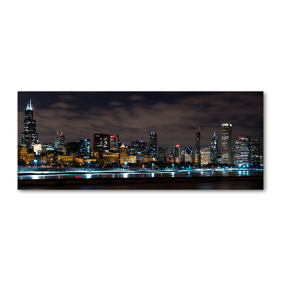 Akrilüveg fotó Chicago éjjel