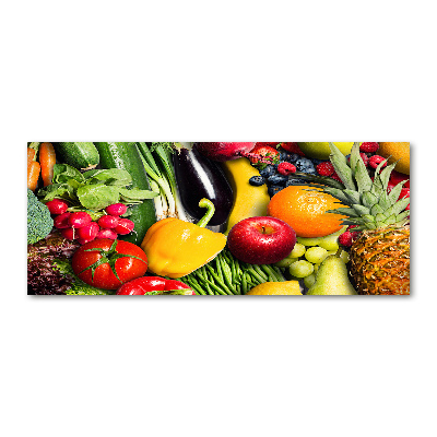 Akril üveg kép Zöldség és gyümölcs