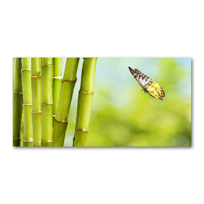Akrilkép Bamboo és a pillangó
