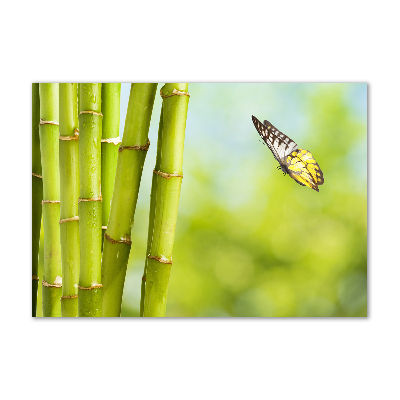 Akrilkép Bamboo és a pillangó