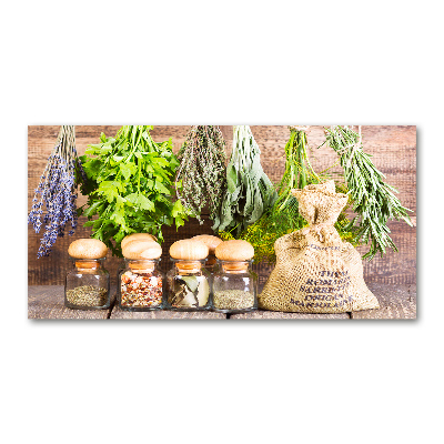 Akril üveg kép Herbs egy húr