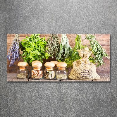 Akril üveg kép Herbs egy húr