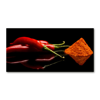 Akril üveg kép Chilli és cayenne