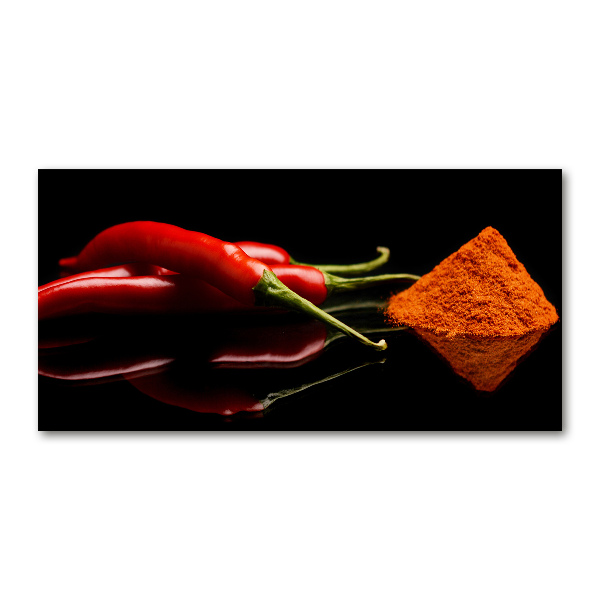 Akril üveg kép Chilli és cayenne