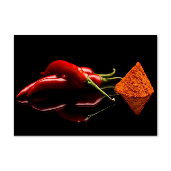 Akril üveg kép Chilli és cayenne