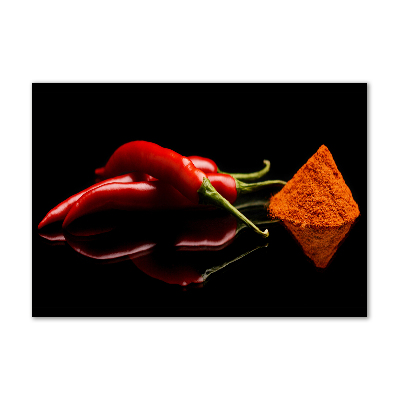 Akril üveg kép Chilli és cayenne