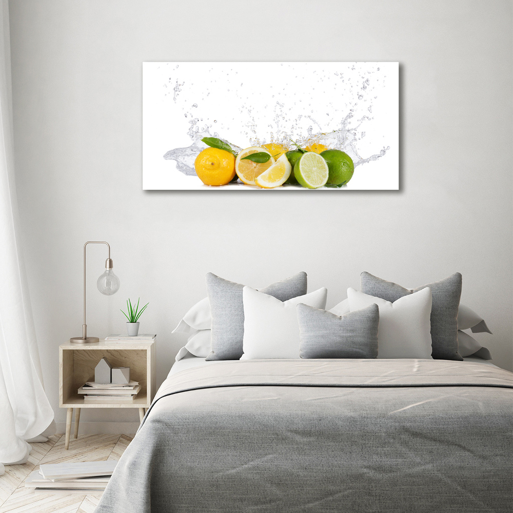 Akril üveg kép Citrusfélék és a víz