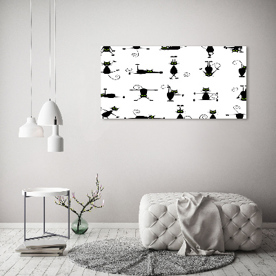 Akrilkép Macska illusztráció