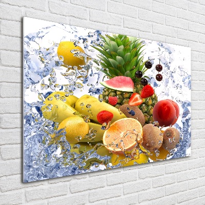 Akril üveg kép Gyümölcs és víz