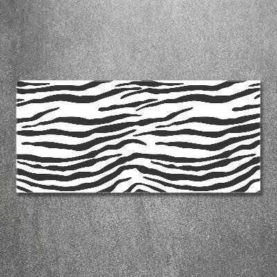 Akrilüveg fotó Zebra háttér
