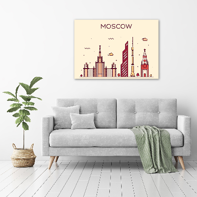 Akrilüveg fotó Moszkva épületek
